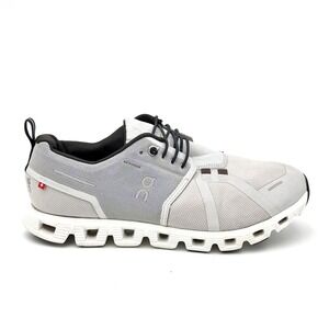 On Running Cloud 5 Waterproof Glacier White Sneakers 59.98837 Womens 9